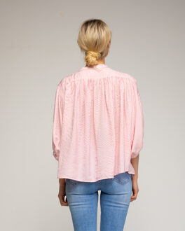 Vleermuismouw blouse Roze