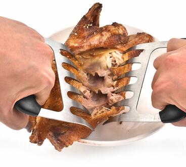 Vlees Divider Bbq Barbecue Tool Bear Claw Vork Multifunctionele Vlees Cleaver