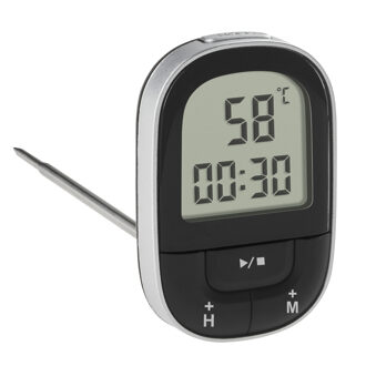 Vlees thermometer - 0-200 graden - digitaal - 20 cm