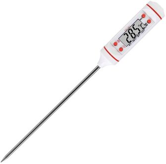 Vlees Thermometer Keuken Digital Koken Eten Probe Elektronische BBQ Melk Koken Gereedschap Temperatuur meter Gauge Tool zwart