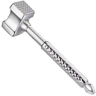 Vleesvermalser Mallet Hamer Dubbelzijdige Losse Vlees Hamer Keuken Tool Biefstuk Tenderizer Met Anti-Gleed Handvat