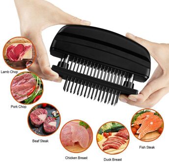 Vleesvermalser Tool 48 Bladen Rvs | Te Gebruiken & Clean-Voor Tough zwart