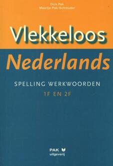 Vlekkeloos Nederlands / Spelling werkwoorden taalniveau 1F en 2F - Boek Dick Pak (9077018913)