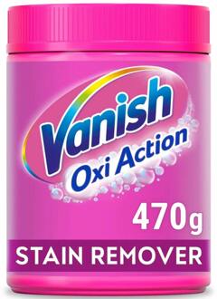 Vlekverwijderaar Vanish Oxi -Actie Poeder Roze 470 g