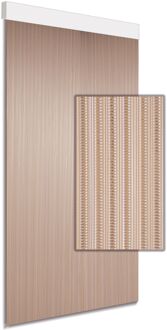 Vliegengordijn - 90x210cm - Transparant-wit - Luxe Lamellen