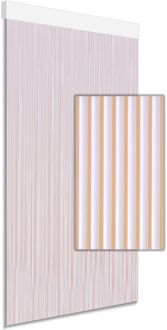 Vliegengordijn - 90x210cm - Wit - Huisdiervriendelijk