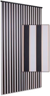 Vliegengordijn - 90x220cm - Zwart - Huisdiervriendelijk