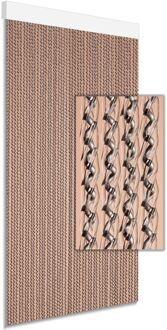 Vliegengordijn Astro - 90x210cm - Grijs - Huisdiervriendelijk