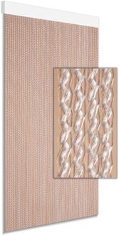 Vliegengordijn Astro - 90x210cm - Wit - Huisdiervriendelijk