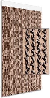 Vliegengordijn Astro - 90x210cm - Zwart - Huisdiervriendelijk