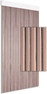 Vliegengordijn Atlas - 100x230cm - Zwart - Huisdiervriendelijk