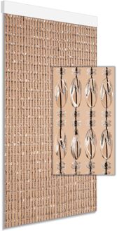 Vliegengordijn Chios - 90x210cm - Transaparant-zwart - Huisdiervriendelijk