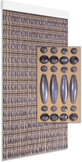 Vliegengordijn Cyprus - 90x210cm - Zilver - Aluminium