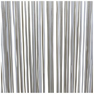 Vliegengordijn/deurgordijn - PVC - spaghetti - wit - 90 x 220 cm