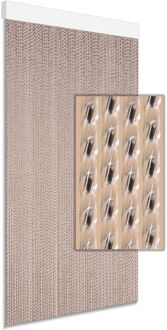 Vliegengordijn Milan - 100x230cm - Zwart - Huisdiervriendelijk