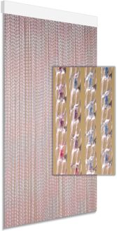 Vliegengordijn Milan - 90x210cm - Blauw/paars - Huisdiervriendelijk