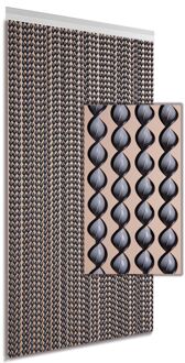 Vliegengordijn Nova - 90x210cm - Antraciet - Huisdiervriendelijk