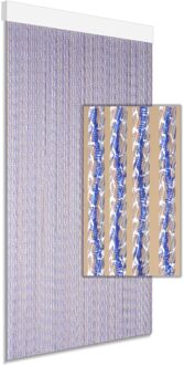 Vliegengordijn Paola - 90x210cm - Blauw - Huisdiervriendelijk