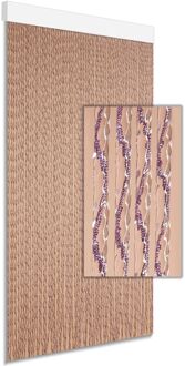 Vliegengordijn Paola - 90x210cm - Lila - Huisdiervriendelijk