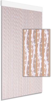 Vliegengordijn Paola - 90x210cm - Wit - Huisdiervriendelijk