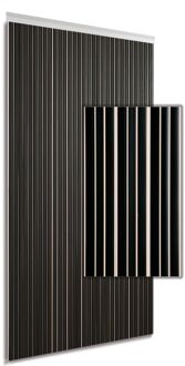 Vliegengordijn Tira - 90x215cm - Zwart - Huisdiervriendelijk