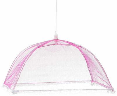 Vliegenkap roze voor voedsel 36 cm