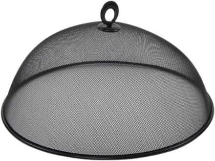 Vliegenkap/voedselkap tegen insecten - zwart - 35 x 16cm