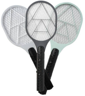 Vliegenmepper elektrisch - multi color - op batterijen - kunststof