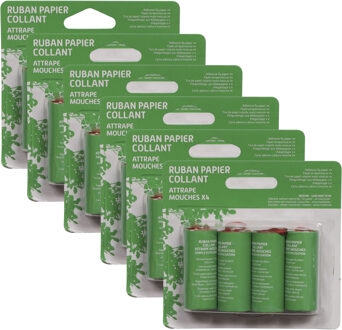 Vliegenvanger - 24x stuks - plakstrips - insectenbestrijding - vliegen vangen