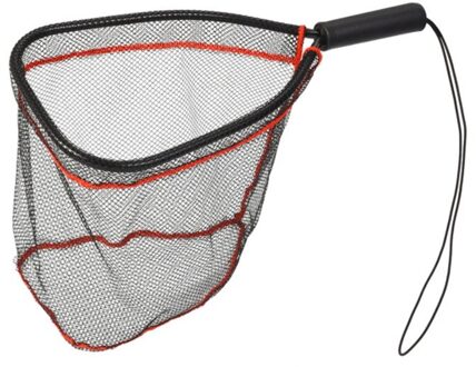 Vliegvissen Net Catch Netto Lanyard Vissen Mesh Zachte Rubber Kinderen Schepnet Draagbare Forel Vissen Accessaries