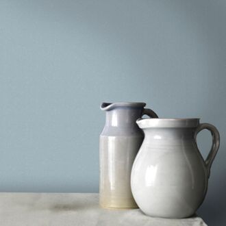 Vliesbehang Basic Glitter - Blauw - 10,05 M X 52 Cm