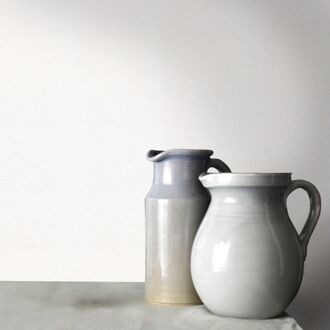 Vliesbehang Basic Textiel - Gebroken Wit - 10,05 M X 53 Cm