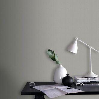 Vliesbehang Basic Textile - Lichtgrijs - 10,05 M X 53 Cm