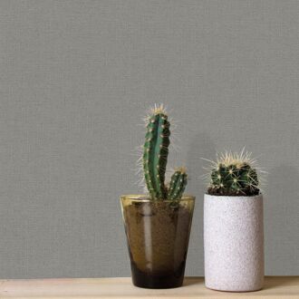 Vliesbehang Basic Textile - Taupe - 10,05m X 53cm