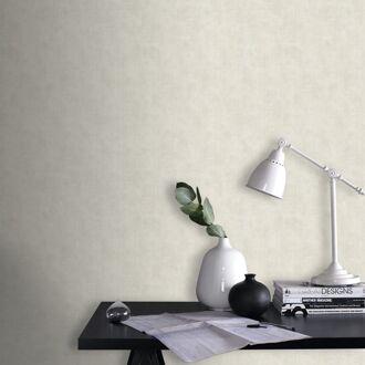 Vliesbehang Concrete Mat - Wit - 10m X 100cm