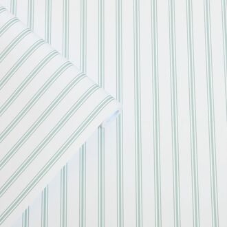 Vliesbehang | Farnworth Stripe - Sage Green Groen