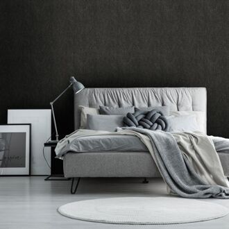 Vliesbehang Gevlochten Textuur - Donkerbruin - 10,05m X 52cm