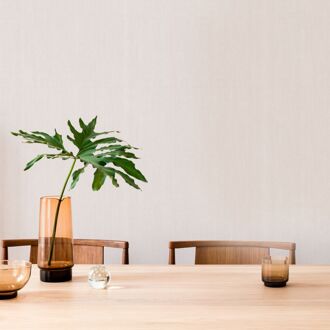 Vliesbehang Pure Lines - Gebroken Wit - 10m X 52cm