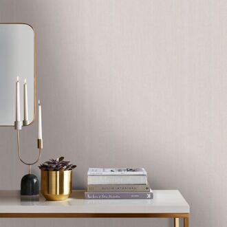 Vliesbehang Pure Lines - Warm Grijs - 10m X 52cm