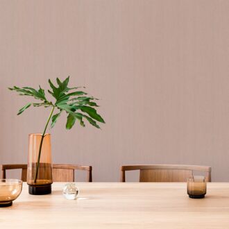 Vliesbehang Pure Lines - Warm Roze - 10m X 52cm
