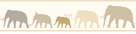 vliesbehang rand XXl olifanten  - 157322 van ESTAhome