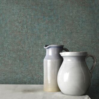 Vliesbehang Rusty - Blauw - Grijs - 10,05m X 53cm