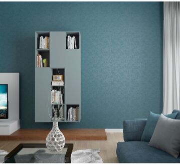 Vliesbehang Smart Art Gallery 32413 - Blauw - Groen - 10,05m X 53cm