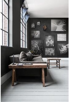 Vliesbehang Vanilla Lime 14105 - Zwart - Grijs - 2,70m X 450cm