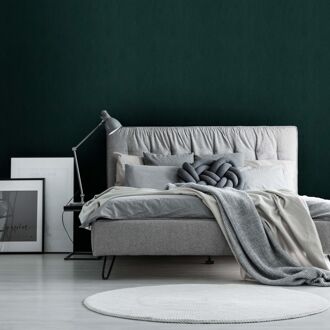 Vliesbehang Vintage Effen - Groen - 10,05m X 53cm