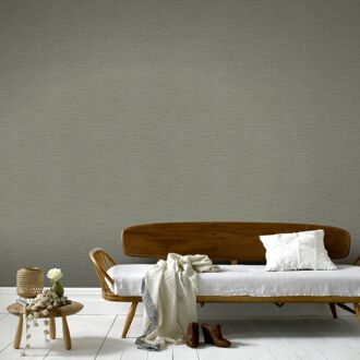 Vliesbehang Weaving - Grijs - 10,05m X 52cm