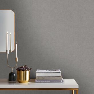 Vliesbehang Yarn Shadow - Bruin - 10,05 M X 104 Cm