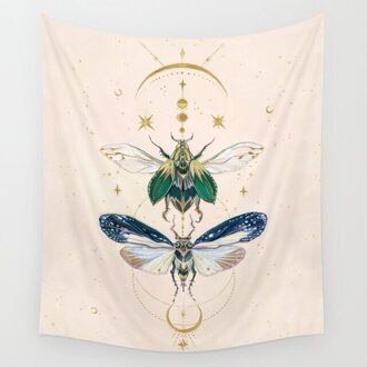 Vlinder Bloemen Tapijt Maan Muur Opknoping Oude Wandtapijten Hekserij Hippie Butterfuly Tapijt Muur Tapijten Wandtapijten 2