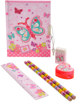 vlinder dagboek set