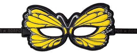 Vlinder oogmasker geel